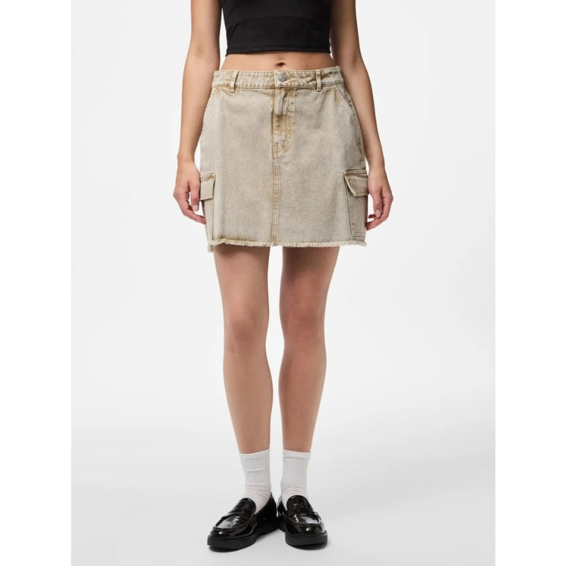 PIECES PIECES DAM SHORTS PCFAY Skirt Sandshell