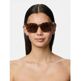 PIECES PIECES DAM SOLGLASÖGON PCBALLA Sunglasses Brown Sugar Turtle