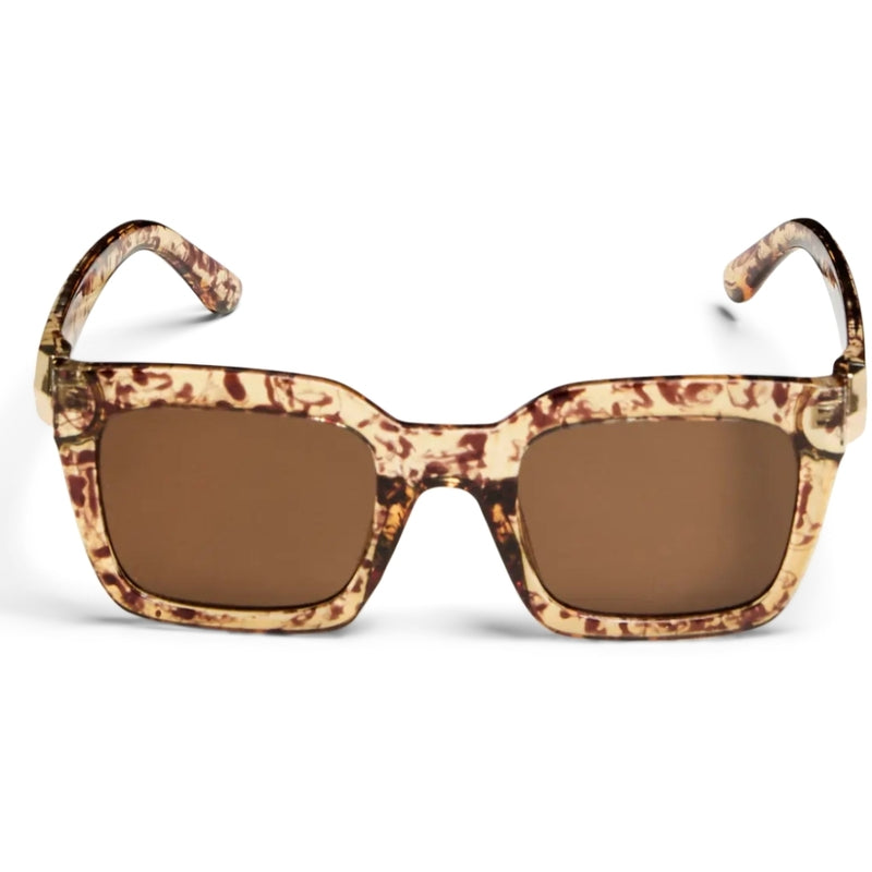 PIECES PIECES DAM SOLGLASÖGON PCBALLA Sunglasses Brown Sugar Turtle