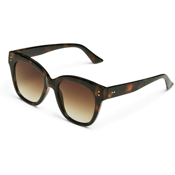 PIECES PIECES DAM SOLGLASÖGON PCBELINA Sunglasses Black TURTLE