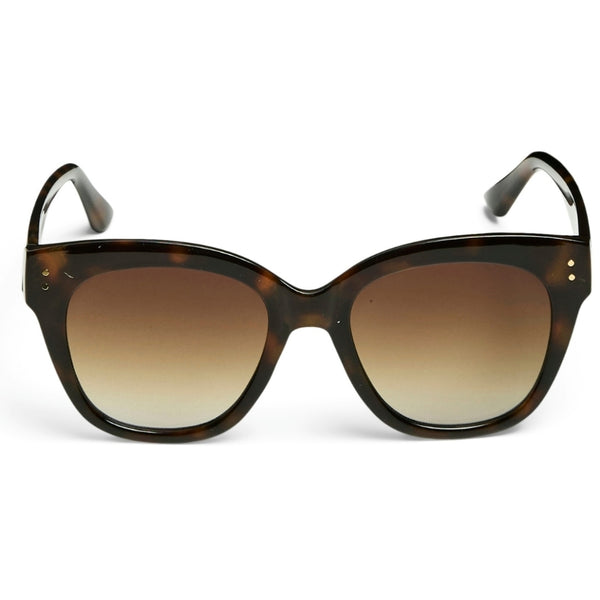 PIECES PIECES DAM SOLGLASÖGON PCBELINA Sunglasses Black TURTLE