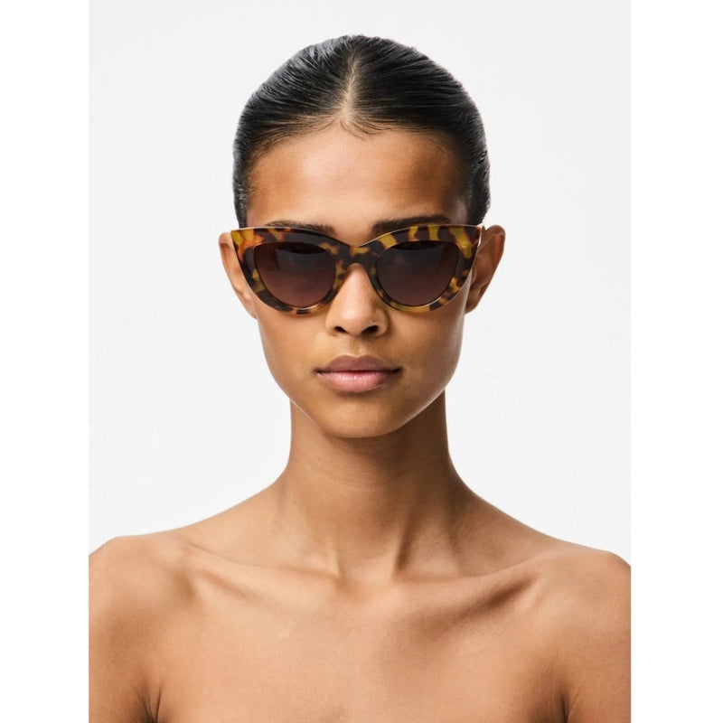 PIECES PIECES DAM SOLGLASÖGON PCDONAI Sunglasses Black TURTLE