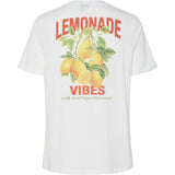 PIECES PIECES DAM T-SHIRT PCFIB T-shirt Bright White Lemonade