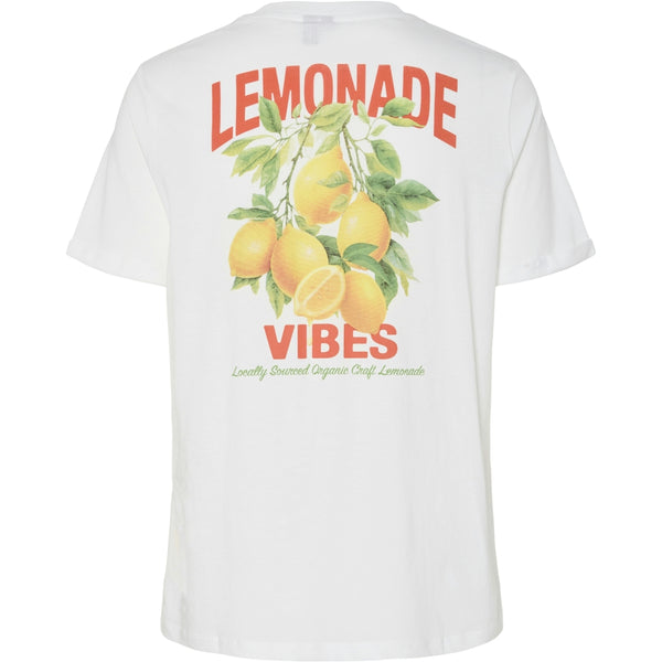 PIECES PIECES DAM T-SHIRT PCFIB T-shirt Bright White Lemonade