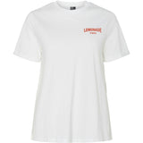 PIECES PIECES DAM T-SHIRT PCFIB T-shirt Bright White Lemonade