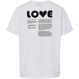 PIECES PIECES DAM T-SHIRT PCJINDLE T-shirt Bright White Black Love