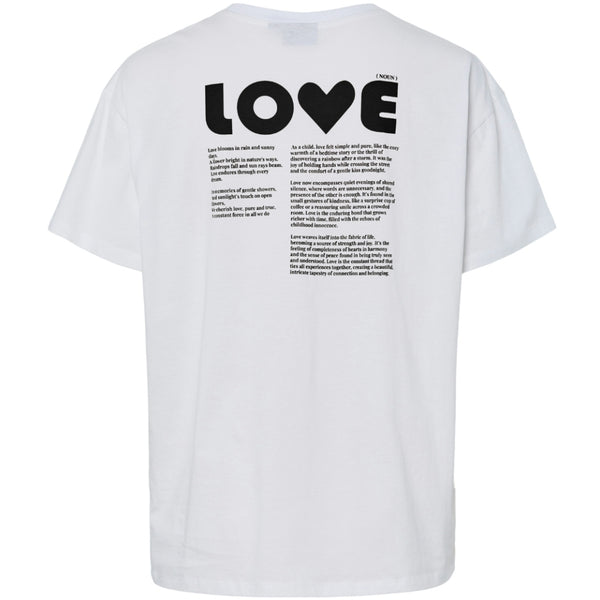 PIECES PIECES DAM T-SHIRT PCJINDLE T-shirt Bright White Black Love