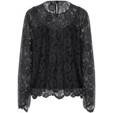 PIECES PIECES DAM TOP PCOLLINE Top Black