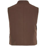 PIECES PIECES DAM VÄST PCNIMORA Vest Chocolate Martini