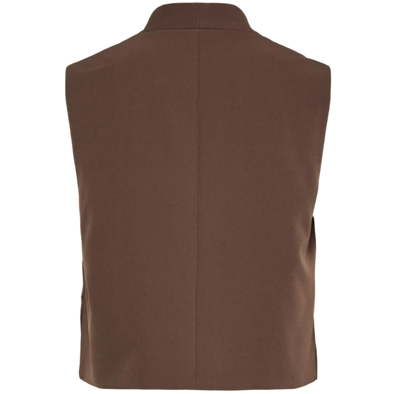 PIECES PIECES DAM VÄST PCNIMORA Vest Chocolate Martini