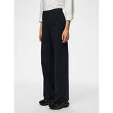 PIECES PIECES Dam Byxor PCBia Pant Maritime Blue Pinstripes