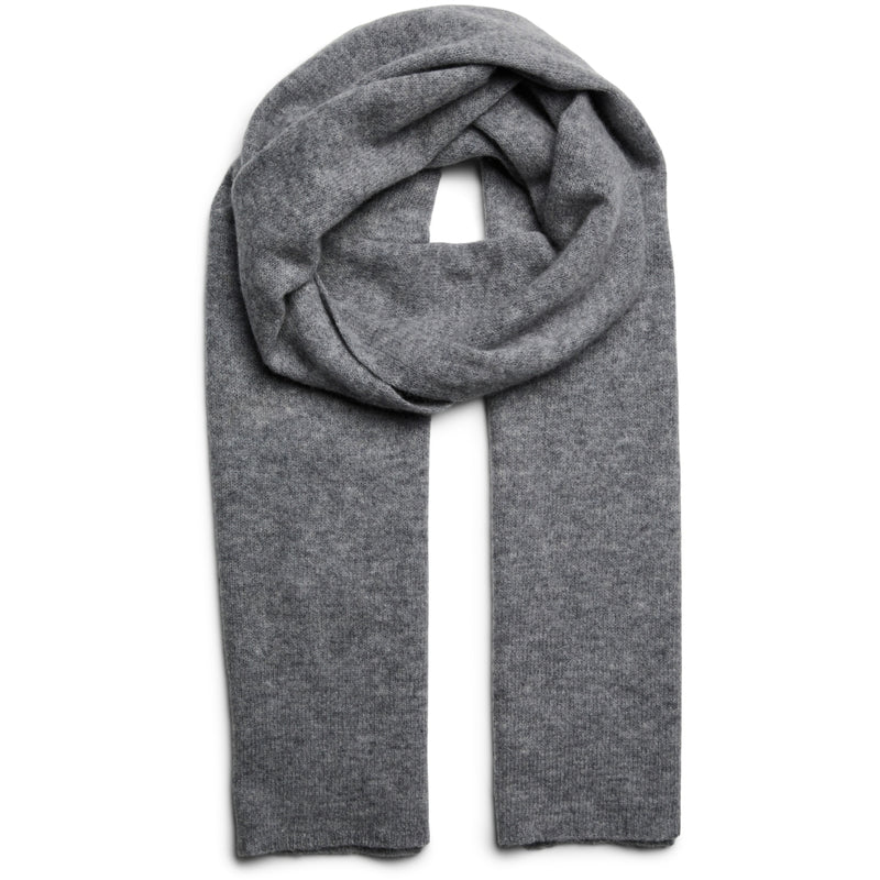 PIECES PIECES Dam Halsduk PCJandry Scarf Medium grey melange