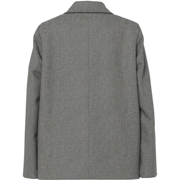 PIECES PIECES Dam Jacka PCBianca Blazer Black Melange