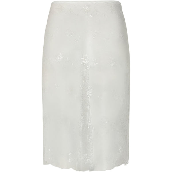 PIECES PIECES Dam Kjol PCNatasja Scarf Bright White