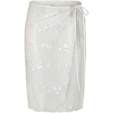 PIECES PIECES Dam Kjol PCNatasja Scarf Bright White