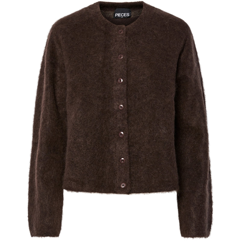 PIECES PIECES Dam Kofta PCManika Cardigan Hot Fudge Melange