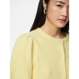 PIECES PIECES Dam Kofta PCSilly Cardigan Pale Banana MELANGE