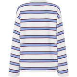 PIECES PIECES Dam T-shirts PCMila T-shirt Hydrangea WINETASTING/CLOUD DANCER