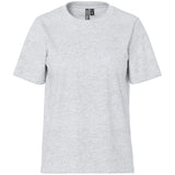 PIECES PIECES Dam T-shirts PCRIA T-shirt Light Grey Melange