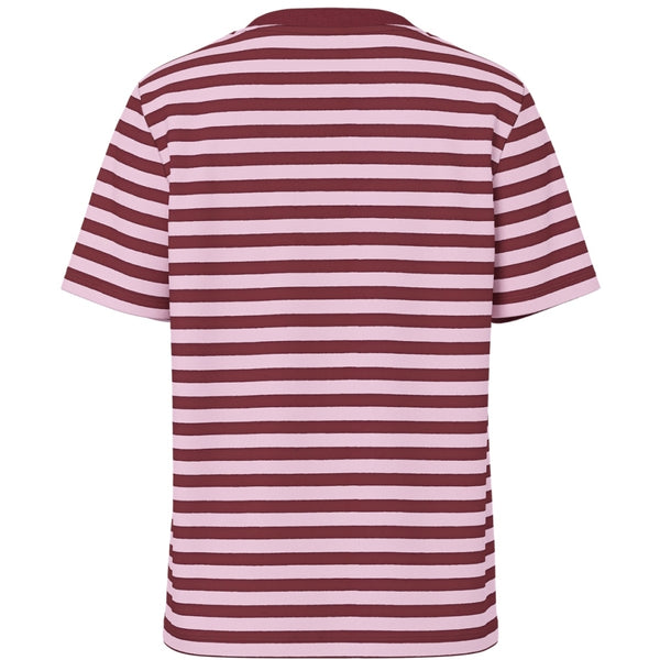 PIECES PIECES Dam T-shirts PCRia T-shirt Tawny Port ROSEATE SPOONBILL