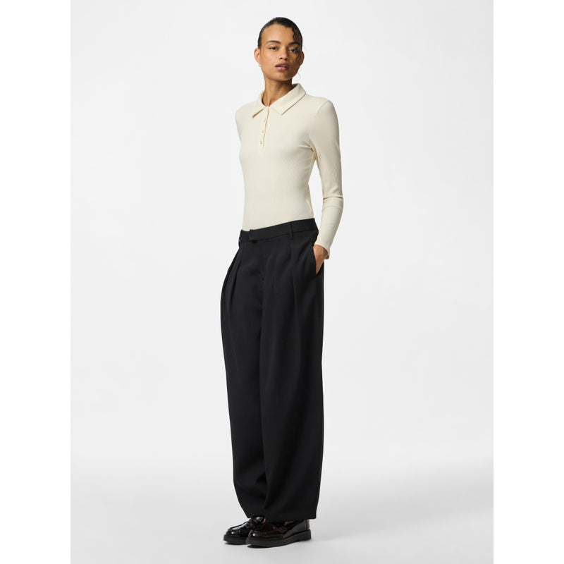 PIECES PIECES Dam byxor PCOlivia Pant Black