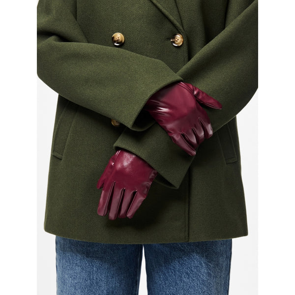 PIECES PIECES Dam handskar PCMarietta Gloves Tawny Port