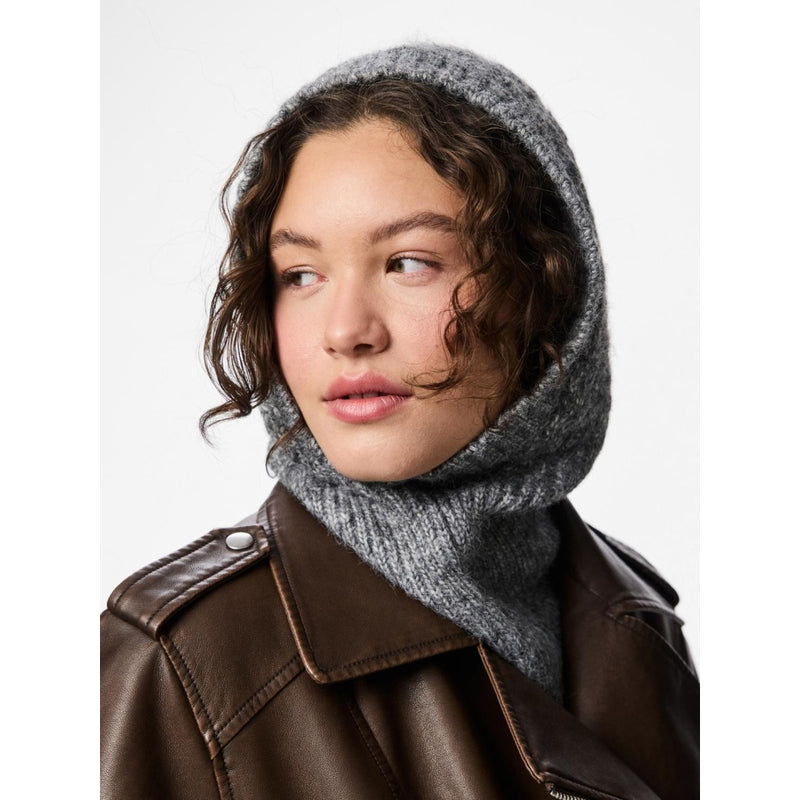 PIECES PIECES Dam hatt PCJisa Hats Dark grey melange