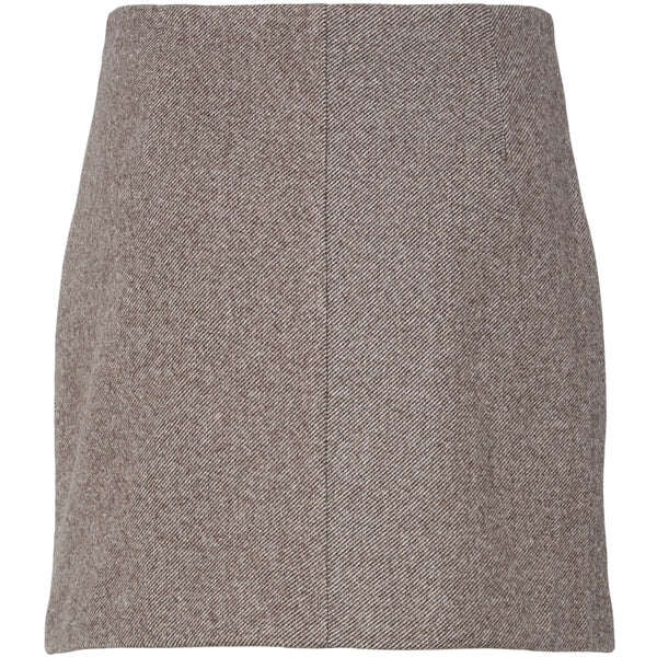 PIECES PIECES Dam kjol PCRiley Skirt Hot Fudge Melange