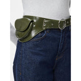 PIECES PIECES Dam skärp PCNabine Bag Sphagnum