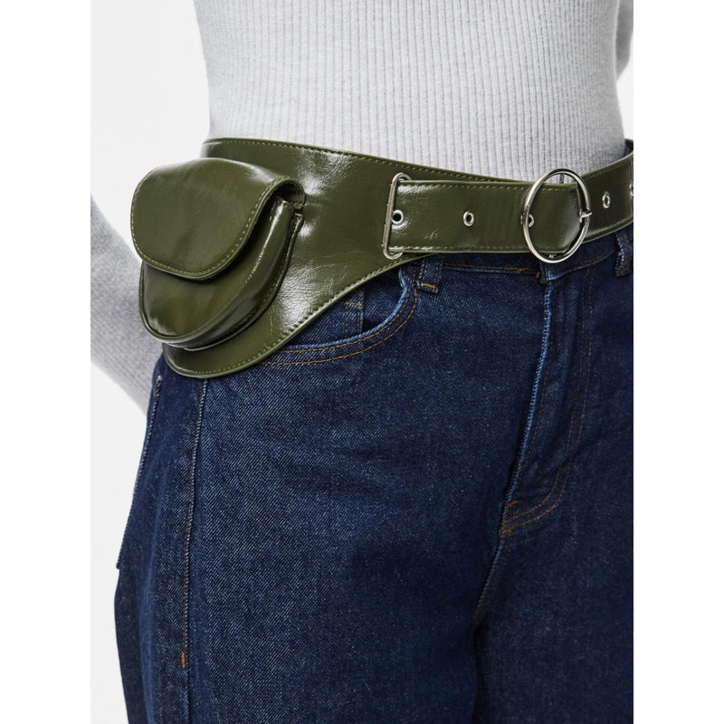 PIECES PIECES Dam skärp PCNabine Bag Sphagnum