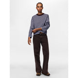 PIECES PIECES Dam stickad PCJASSY Knit Hot Fudge CASHMERE BLUE