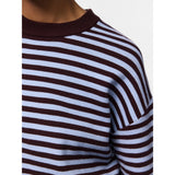 PIECES PIECES Dam stickad PCJASSY Knit Hot Fudge CASHMERE BLUE