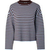 PIECES PIECES Dam stickad PCJASSY Knit Hot Fudge CASHMERE BLUE