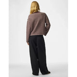 PIECES PIECES Dam stickad PCJASSY Knit Hot Fudge GREIGE