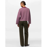 PIECES PIECES Dam stickad PCJASSY Knit Raspberry Radiance ROSEATE SPOONBILL