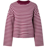 PIECES PIECES Dam stickad PCJASSY Knit Raspberry Radiance ROSEATE SPOONBILL