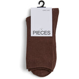 PIECES PIECES Dam strumpor PCMarta Socks Hot Fudge