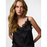 PIECES PIECES Dam topp PCNomi Top Black