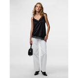 PIECES PIECES Dam topp PCNomi Top Black