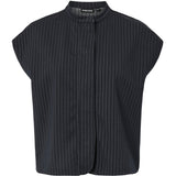 PIECES PIECES Dam väst PCBia Vest Maritime Blue Pinstripes