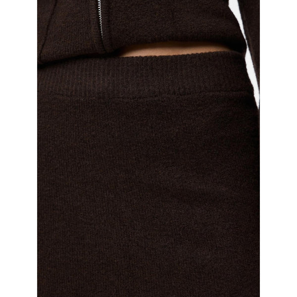 PIECES PIECES Damkjol PCJunna Högmidjade Short Knit Skirt Hot Fudge Melange