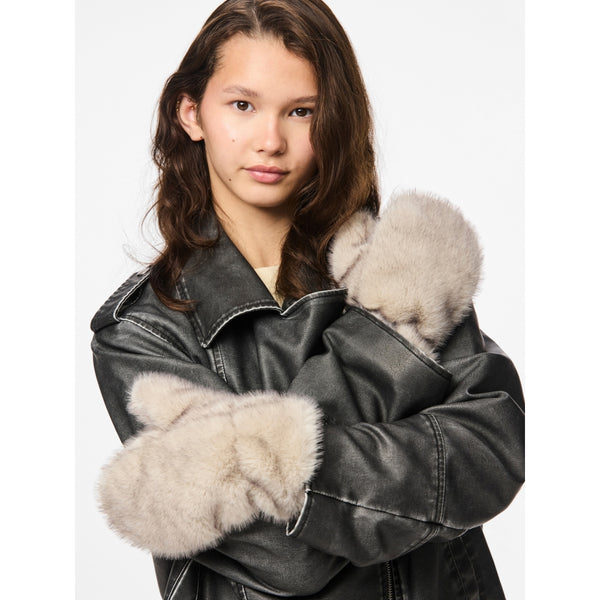 PIECES PIECES Dams Handskar PCJUTLAND Gloves Greige