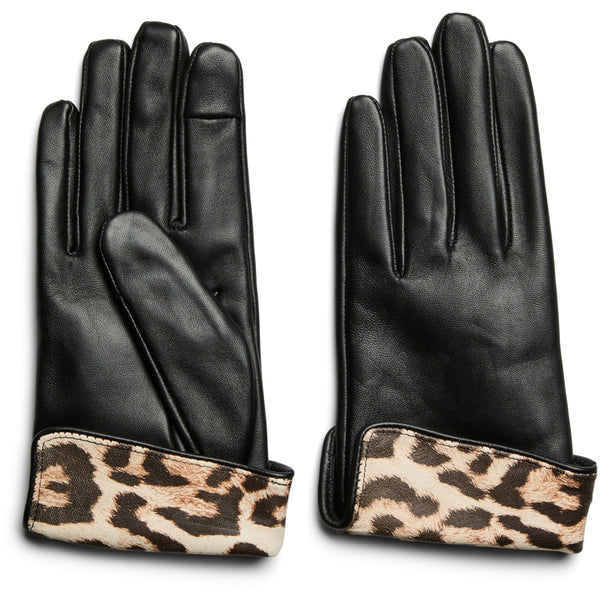 PIECES PIECES Dams Handskar PCJeora Gloves Black Leo