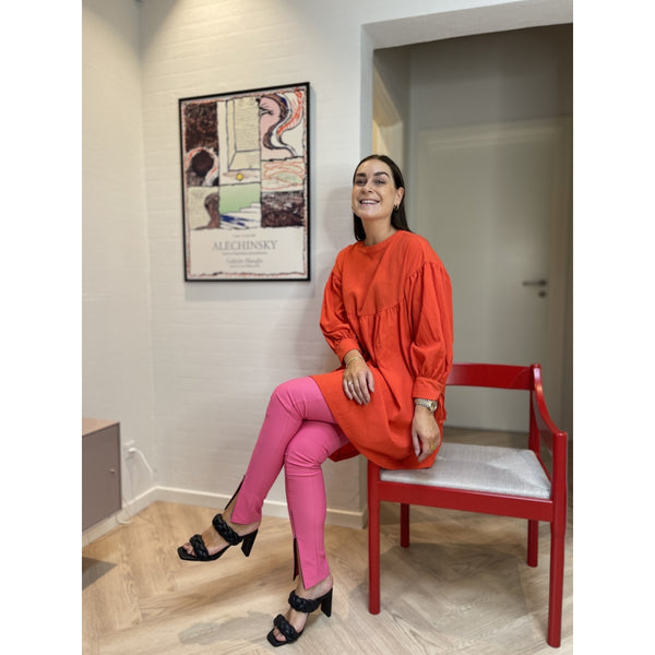 PIECES PIECES X DITTE ESTRUP PCLINA LEGGINS  Fruit Dove