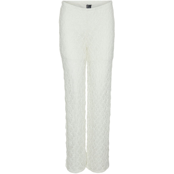 PIECES PIECES X DITTE ESTRUP X CILLE FJORD PCGAYA LACE PANTS Pant Cloud Dancer