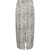 PIECES PIECES X DITTE ESTRUP X CILLE FJORD PCJESSICA SKIRT Skirt Bright White Snake Print
