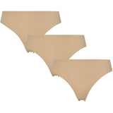 PIECES PIECES dam 3-pack thong PCNAMEE Underwear Peach Taffy