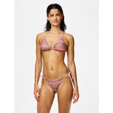 PIECES PIECES dam bikini PCADA Swimwear Rose Shadow A multi color jacquard pattern