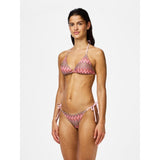 PIECES PIECES dam bikini PCADA Swimwear Rose Shadow A multi color jacquard pattern