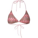 PIECES PIECES dam bikini PCADA Swimwear Rose Shadow A multi color jacquard pattern